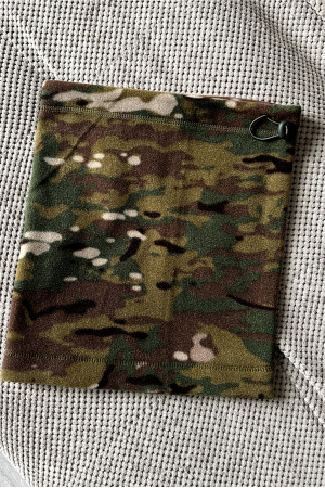 Мужской зимний тактический флисовый баф Мультикам