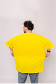 Мужская Желтого футболка Большого размера батал 