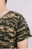 Мужская военная футболка Камуфляж Пиксель форма ЗСУ ВСУ армейская