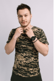 Мужская военная футболка Камуфляж Пиксель форма ЗСУ ВСУ армейская