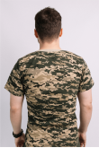 Мужская военная футболка Камуфляж Пиксель форма ЗСУ ВСУ армейская