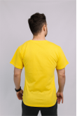 Чоловіча Жовта футболка натуральна бавовна