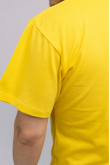 Чоловіча Жовта футболка натуральна бавовна