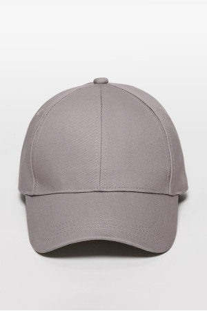 Мужская светло-серая кепка бейсболка на лето меланж