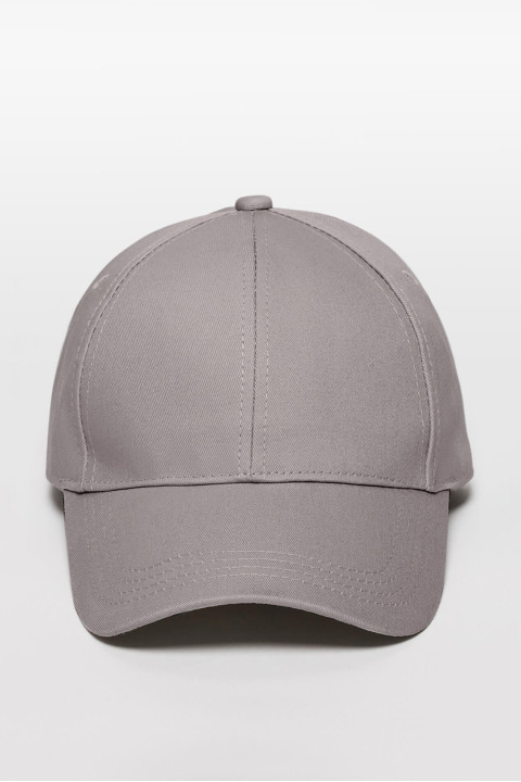 Мужская светло-серая кепка бейсболка на лето меланж