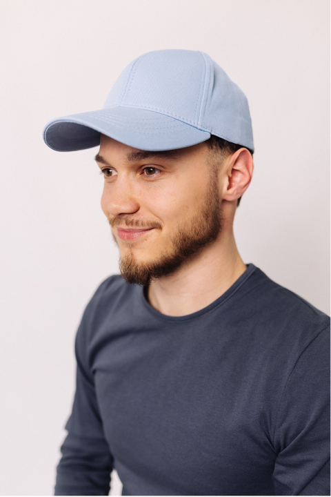 Мужская Голубая кепка бейсболка летняя