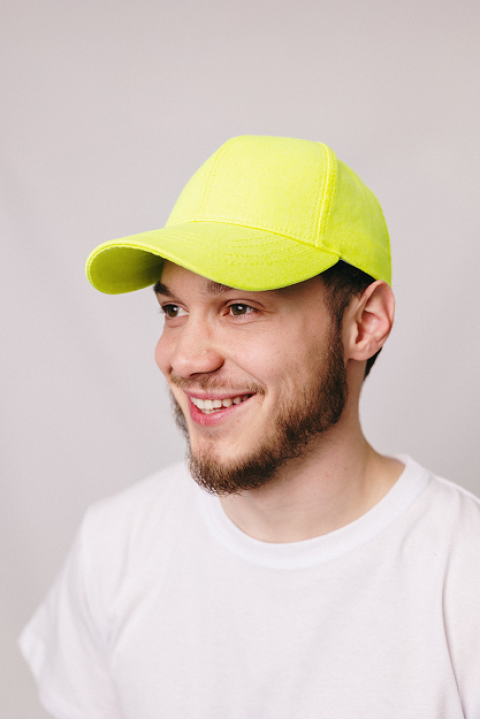 Мужская Салатовая кепка бейсболка летняя