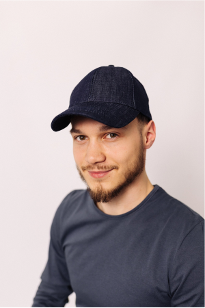 Мужская Джинсовая кепка бейсболка летняя