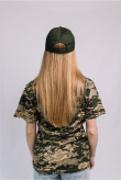 Женская Оливковая Хаки бейсболка кепка на лето