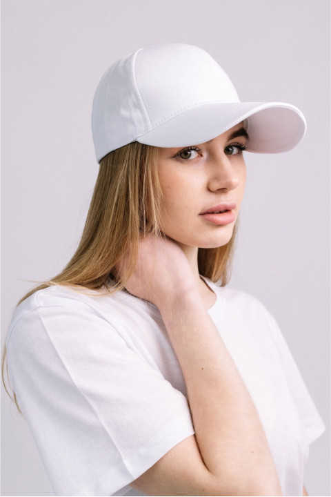 Женская Белая кепка бейсболка на лето