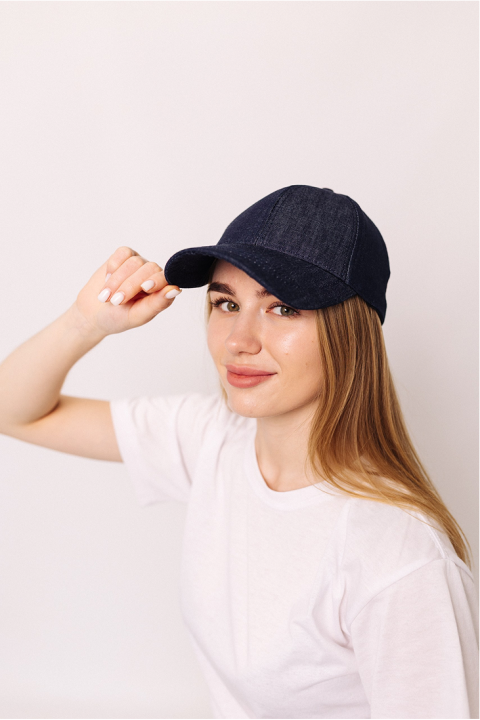 Женская Джинсовая кепка бейсболка на лето