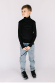 Детский Черный гольф водолазка базовый классический