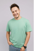 Чоловіча М'ятна футболка 100% бавовна трикотажна 