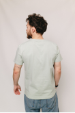 Мужская Фисташковая футболка премиум  