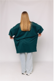 Женская Темно-зеленая футболка Большого размера батал