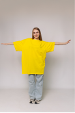 Женская Желтая футболка Большого размера батал