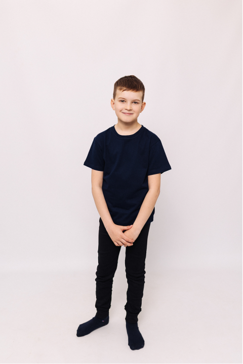 Детские подштанники черного цвета для мальчиков