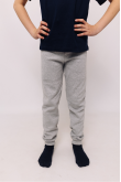 Детские подштанники светло-серого цвета Меланж для мальчиков