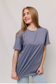 Женская Серая стрейчевая футболка 