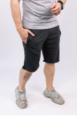 Мужские темно-серые трикотажные шорты антрацит