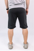 Мужские темно-серые трикотажные шорты антрацит