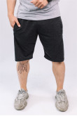Мужские темно-серые трикотажные шорты антрацит