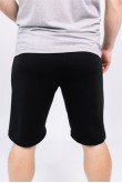 Мужские черные трикотажные шорты
