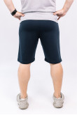 Чоловічі темно-сині трикотажні шорти
