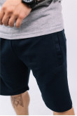 Чоловічі темно-сині трикотажні шорти