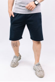 Чоловічі темно-сині трикотажні шорти