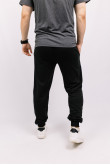 Мужские Черные спортивные трикотажные штаны 