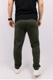 Мужские Оливковые спортивные трикотажные штаны 
