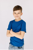 Детская Яркая Синяя футболка Электрик трикотажная для мальчика