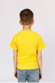 Детская Желтая футболка натуральная для мальчика