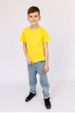 Детская Желтая футболка натуральная для мальчика
