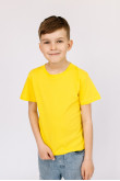 Детская Желтая футболка натуральная для мальчика