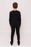 Детский комплект черного термобелья для мальчика микродайвинг