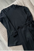 Мужское термобелье реглан Черный комплект 
