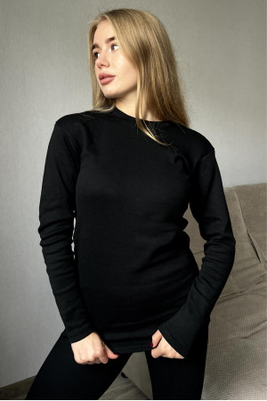 Женское термобелье черного цвета