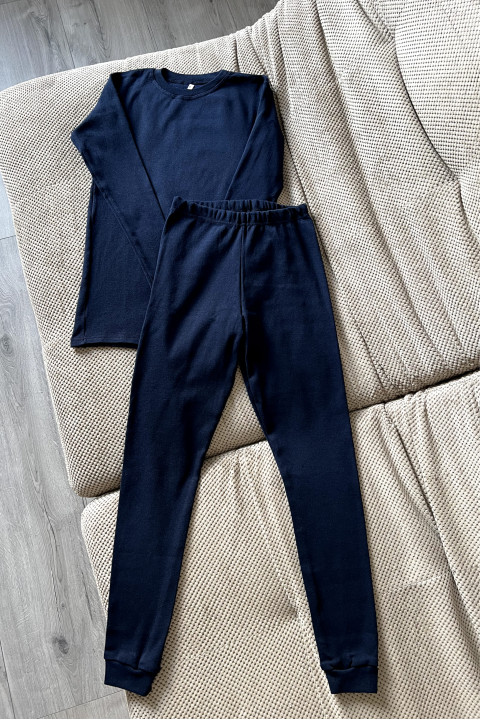 Женское термобелье темно-синего цвета