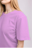 Женская Сиреневая футболка хб хлопок трикотажная 