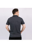 Чоловіча футболка Поло Темно-сіра Антрацит повсякденна базова