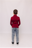Детский Бордовый гольф водолазка базовый классический