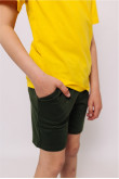 Шорты для мальчика Оливкового цвета
