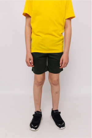 Шорты для мальчика Оливкового цвета