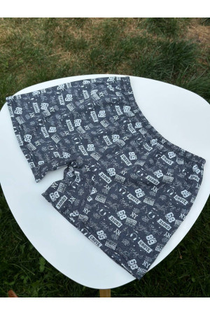 Мужские темно-синие семейные трусы