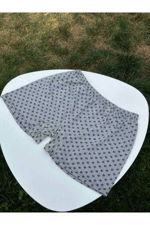 Мужские светло-серые семейные трусы Меланж