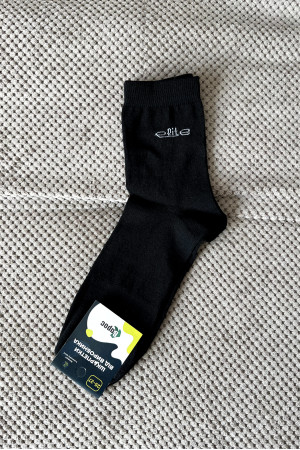 Мужские черные высокие носки Elit Стрейч